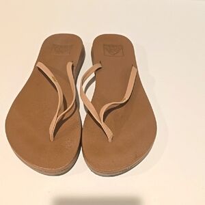 Women's Tan Reef Flip Flops